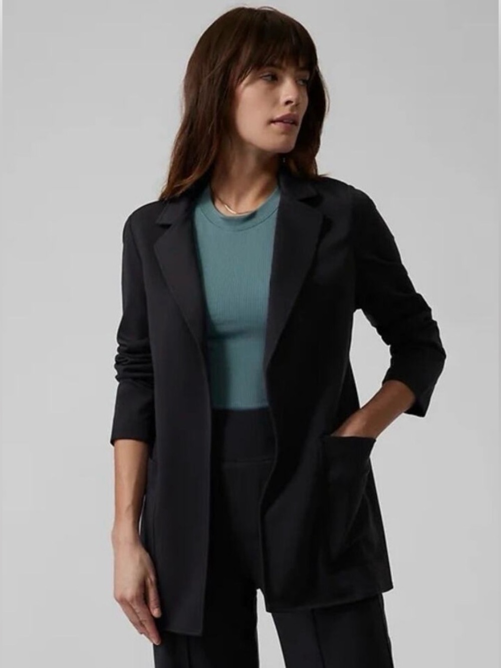 Athleta Eastbound Blazer in Black